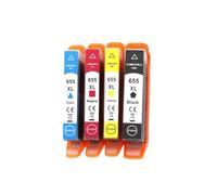 LQNXAVUD 655 655xl La sostituzione della cartuccia a inchiostro funziona con il vantaggio 'inchiostro Deskjet 3525 4615 4625 5525 6520 6525 Stampanti da 2 pacchetti(1set)