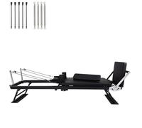 LQQHFSW Pilates Reformer Machine, Macchina e Attrezzatura per Pilates Pieghevole Attrezzatura per Allenamento di Base per allenamenti a casa ed Esercizi per Il Corpo