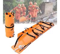 LQQYJSM Barella Pieghevole Emergenza Medica BarellaSalvataggio Emergenza Portatile Barella Posteriore, Barella A Cucchiaio Barella A Rulli Max.159 Kg/350 Libbre per Soccorso Emergenza Medica