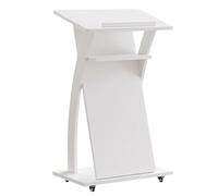 LQRCTRY Podio, for l'insegnamento e la Formazione - Tavolo di Presentazione Inclinato for Ufficio Moderno(White)