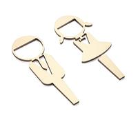 LQRCTRY Segnale di ripristino, Cartello for Bagno for Uomo e Donna, Decorazione for Bagno, attività Commerciali, pubblico, Placcato in Metallo Multicolore, 7,3 Pollici(Gold)