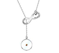 LQRI Collana con semi di senape I Can Do All Things Through Christ Who Strengthens Me Bible Religious Faith Gioielli Regali cristiani per donne ragazze, Acciaio inossidabile, Acciaio inossidabile