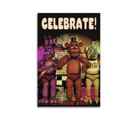 LQSBYNHR Poster artistico da parete con immagine di Five Nights at Freddy's, decorazione estetica vintage, per soggiorno, camera da letto, elegante poster, 30 x 45 cm, senza cornice