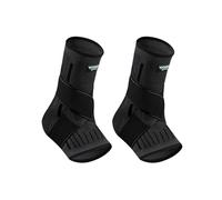 LQSCJS 1 Paio Cavigliera Sportiva per Uomo Donna, Regolabile Cavigliera Ortopedica per Distorsione, Frattura, Legamenti, Tendine, Supporto Caviglia Sport per Calcio, Pallavolo, Palestra (Nero, L)