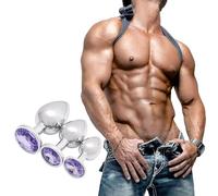 LQSSA α ρ Perline Viola del Tesoro Luminose E Splendide, Giocattoli in Metallo per Giocare con Momenti Sentiti, Regalo Originale E alla Moda
