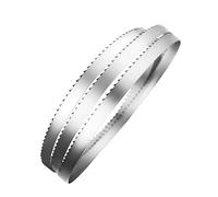 LQSSA 1200 1670 1750 1830 1980 2240 2360 2560 Mm Lame Segate con Larghezza da 16/19 Mm 1650 Mm Lame da Sega a Banda Che Tagliano Osso, Pesce Congelato, Carne/16 * 0.56Mm*4Tpi/Length 1750Mm