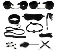 LQSSA Šẹ X Cinturino Da Yoga In Nylon Da 10 Pezzi, Regalo Per L'allenamento Della Forza Per Coppie Sportive E Fitness. Fascia Elastica Da Allenamento Per Mantenere Varie Pose (nera)