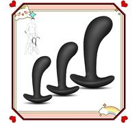 LQSSA ̶ ̶ ̶ ̶ ̶ ̶ ̶ ̶ ̶ Set di Giocattoli in Silicone da 3 Pezzi, Ideale per Giochi Sportivi di Yoga Ed Esercizi in Famiglia per Coppie E Amici (Nero)