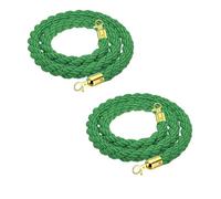 LQSYBHD Corda Barriera,Stanchion Rope con Ganci A Scatto,Corda di Controllo della Folla,Corda per Corrimano,Corda di Velluto,per Controllo Folla(Size:3.3ft,Color:2pc)