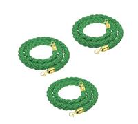 LQSYBHD Corda Barriera,Stanchion Rope con Ganci A Scatto,Corda di Controllo della Folla,Corda per Corrimano,Corda di Velluto,per Controllo Folla(Size:4ft,Color:3pc)