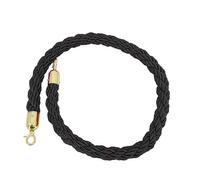 LQSYBHD Corda Stanchion 5 Piedi/1.5 M,Stanchion Rope con Ganci,Corda Barriera,Corda per Corrimano,Corda di Controllo della Folla,per Decorazioni(Size:4.9ft)