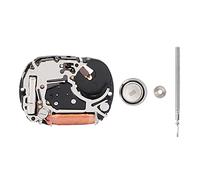 Lquminesque Sostituzione del movimento dell’orologio VC01, movimento automatico per orologi da polso, movimento in plastica con batteria SR621SW inclusa, ricambio per orologiai e hobbisti