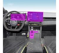 LQUNGE Pellicola protettiva in TPU trasparente per console centrale interna auto Adesivo antigraffio Schermo LCD PPF, Per LynkCo 03 2023-2024