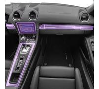 LQUNGE Pellicola protettiva in TPU trasparente per console centrale interna auto, antigraffio, schermo LCD PPF, per Porsche 718 2020-2023
