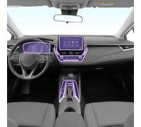 LQUNGE Pellicola protettiva per interni auto in TPU trasparente per console centrale auto, antigraffio, pellicola protettiva per schermo LCD PPF, per Toyota Levin 2021-2024