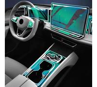 LQUNGE Pellicola Protettiva per Schermo della Consolle Centrale dell'Auto, Antigraffio, Riparazione, Trasparente, Adesivo in TPU, Accessori, per Volkswagen Tiguan L Pro VW 2024 2025