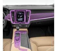 LQUNGE Pellicola trasparente per accessori interni auto TPU-PPF Console antigraffio resistente Pellicola per display radio GPS per Volvo V90 2020-2023