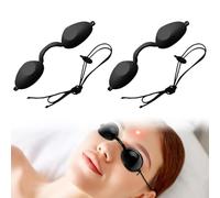 LQUYTA 2pc Occhialini Solarium, Occhiali a luce pulsata e laser, Occhiali Protettivi Raggi UV, Occhiali Protettivi Laser Occhiali Di Sicurezza Occhiali Solarium, Per Ipl UV Luce Terapia a Infrarossi