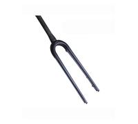 LQVAIPT Forcella anteriore per bicicletta, adatta a tutte le fibre di carbonio, universale, montaggio piatto, freno a disco, tubo vertebrale, asse cilindrico dritto, forcella a sgancio rapido (tubo