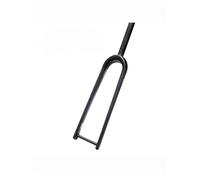 LQVAIPT Forcella anteriore per bicicletta, adatta a tutte le fibre di carbonio, universale, montaggio piatto, freno a disco, tubo vertebrale, asse cilindrico dritto, forcella a sgancio rapido (tubo