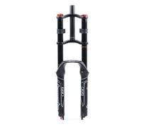 LQVAIPT Forcella di sospensione per bici MTB, 26, 27,5, 29 pollici, in discesa, 135 mm, regolazione del rimbalzo, doppia spalla, DH Air, dritta, 1 ~ 1/8, ultraleggero, ammortizzatore per bicicletta