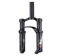 LQVAIPT Forcella for Bici 26 27,5 29 Forcella Ammortizzata for Mountain Bike Escursione 100 mm Forcella ad Aria Forcella Anteriore a Tubo Dritto da 1~1/8 (Nero, 29'')(Black,27.5'')
