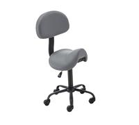 LQVAIPT Sgabello a sella - Sedia girevole pneumatica regolabile in altezza for salone, spa e massaggi(A2)