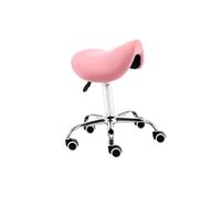 LQVAIPT Sgabello da sella ergonomico - Sedile girevole regolabile in altezza, cuscino in pelle spessa for uso in salone, spa, casa e ufficio(Color1)