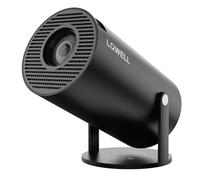 LQWELL Mini proiettore HY300 PRO, supporto 4K 1080P, con Android 11, WiFi 6, Bluetooth 5.0, supporta Airplay e Miracast, portatile per casa e all'aperto, per Android/iPhone/PC/Mac/Switch