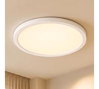 LQWELL Plafoniera LED Ultra Sottile Bianco 30cm 23W 4000K | Design moderno e minimalista, grado di protezione IP44 ed elevata efficienza energetica. Ideale per bagno, soggiorno, ecc.