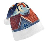 LQWOK Cappelli di Natale, Company of Winter Nights Cappelli di Natale, cappelli di Natale invernali, cappelli di Babbo Natale da uomo e da donna