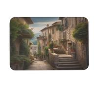 LQWOK Diatom Mud Mat, Italia Toscana stampata camera da letto Mat,Gym Contour Mat,Bagno Contour Mat