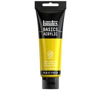 Liquitex Acrilico Basics - Tubo di Pittura Acrilica, Oro Giallo Metallizzato, 118 ml