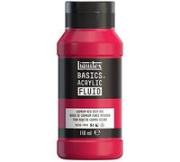 LQX ACRILICO BASICS FLUIDO 118ML TONO ROSSO CADMIO SCURO