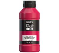 LQX ACRILICO BASICS FLUIDO 250ML TONO ROSSO SCURO CADMIO