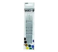 LQX ACRILICO BASICS Set Di 6 Pennelli Manico Corto
