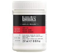 Liquitex Medio per versamento acrilico professionale per vernice Arcylic, gel satinato, 237 ml