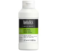 LIQUITEX Satin Additivo Acrilico 237ml Medium Fluido Satinato, Nessuno, 237 ml (Confezione da 1), 237 unità