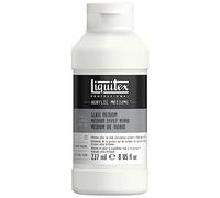 Liquitex 8870519 Medium per vetro per vernici acriliche, migliore adesione delle vernici acriliche al vetro o alla ceramica, per una superficie resistente ai graffi, finitura liscia e lucida, 237 ml
