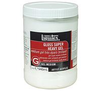 LIQUITEX Medium Gel Molto Denso Luccicante Gloss Super Heavy Gel Gel Medium, 946 ml, Confezione da 1