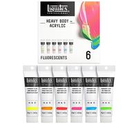 LIQUITEX Lqx Heavy Body Acrylic Set 6X59Ml Tbe Fluorescenti Row