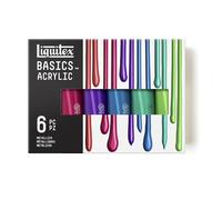LQX SET ACRILICO BASICS 6 x 118ML METALLICI