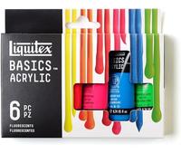 LQX SET ACRILICO BASICS 6X118ML FLUORESCENTES