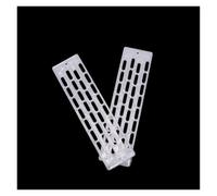 LQXHZ 100 pezzi di allevamento anti -fuga run voli api api del distanziatore di plastica regina rione bloccatore bloccante foglio barriere nido cancello(White)
