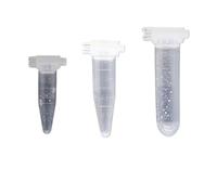 LQXHZ 100 pz 0.5 ml/1.5 ml/2 ml Micro Provetta da centrifuga con Tappo Campione Contenitore Fiala Provetta Tubo di Plastica Trasparente strumento da laboratorio(2ml)