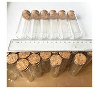 LQXHZ 24/40 pezzi di bottiglie di vetro vuote 20×25×80 mm, barattoli di vetro, provette for confetti, contenitori vuoti, fai da te, artigianato, bottiglia for matrimonio, regalo(40 pieces)