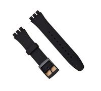 LQXHZ Accessori for orologi Cinturino in silicone con fibbia 17mm19mm Cinturino sportivo in gomma da uomo e da donna da 20mm(Black,20mm)