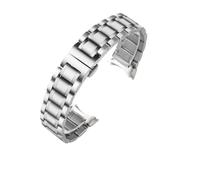 LQXHZ Cinturini For Orologi Con Cinturino In Acciaio Inossidabile Con Estremità Curva Da 16 Mm, 17 Mm, 18 Mm, 19 Mm, 20 Mm, 21 Mm, 22 Mm, 23 Mm E 24 Mm.(Silver- curved,18mm)