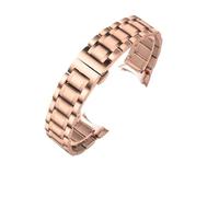 LQXHZ Cinturini For Orologi Con Cinturino In Acciaio Inossidabile Con Estremità Curva Da 16 Mm, 17 Mm, 18 Mm, 19 Mm, 20 Mm, 21 Mm, 22 Mm, 23 Mm E 24 Mm.(Rosegold-curved,23mm)