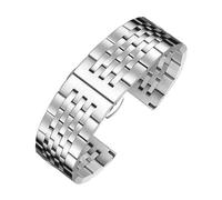 LQXHZ Cinturini For Orologi In Acciaio Inossidabile Con Estremità Curva 12 13 14 15 16 17 18 19 20 21 22 Mm Bracciale In Metallo(Silver,13mm)